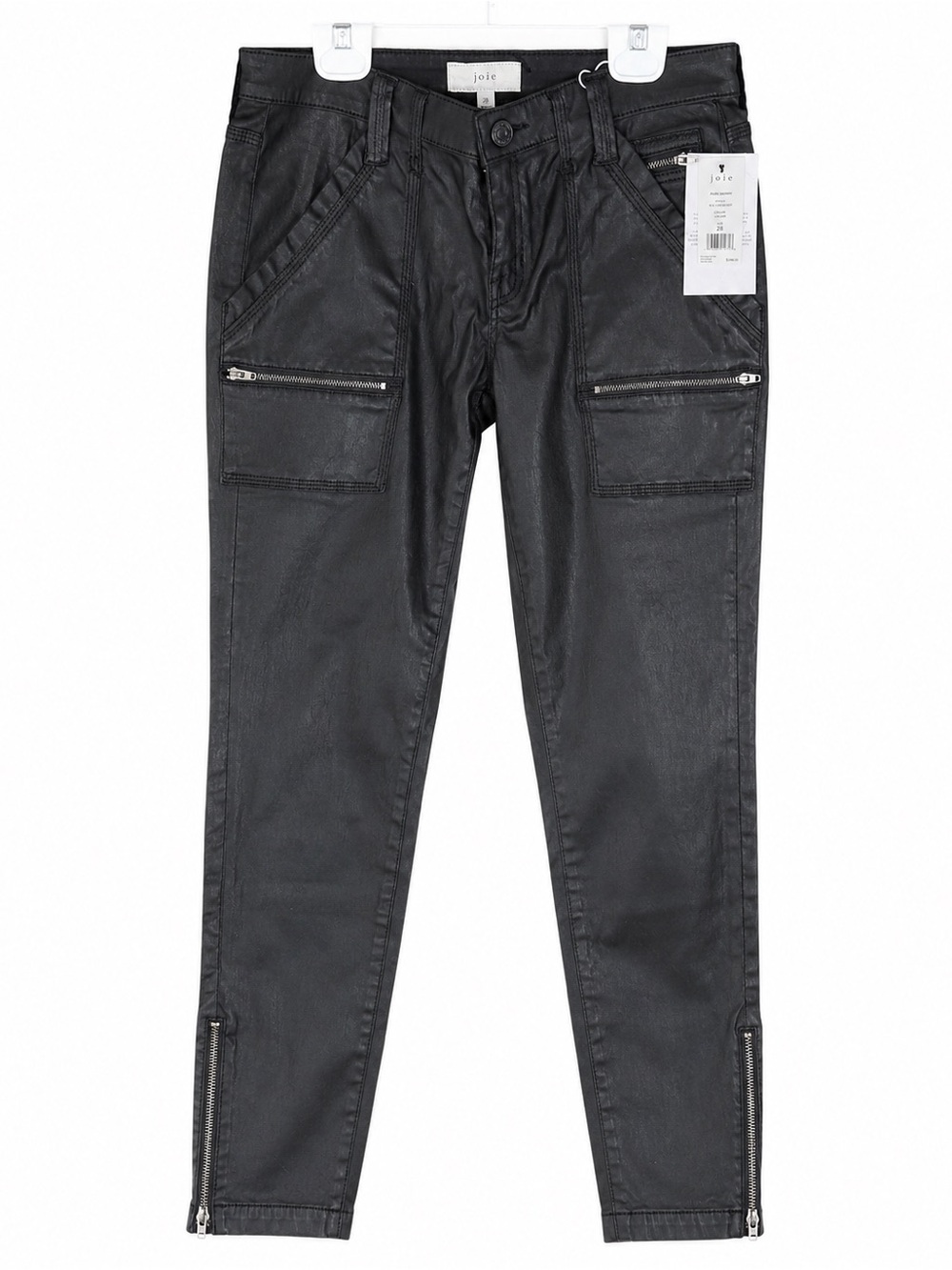 Joie Black Park Skinny Faux Leather Pants